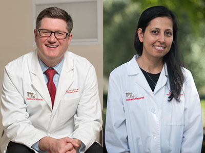 Benjamin Martin, M.D., and Anjna Melwani, M.D., are among the experts from Children’s National who will be presenting at the POSNA annual meeting.