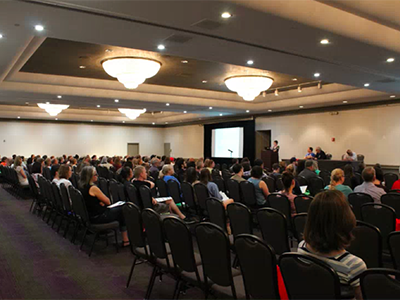 audience members at the 2018 Gluten Free Expo keynote