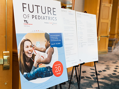 A poster at the Future of Pediatrics conference