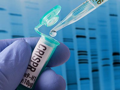 tube labeled "CRISPR"