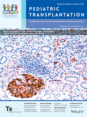 Pediatric Transplantation Journal Cover