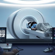 patient undergoing MRI