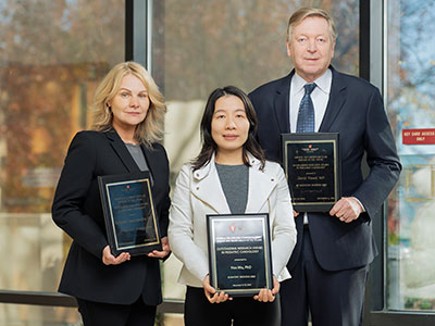 Drs. Catherine Limperopoulos, Yao Wu and David Wessel