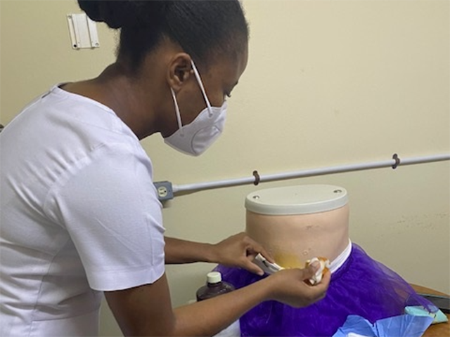 scenes from nephrology training in Jamaica