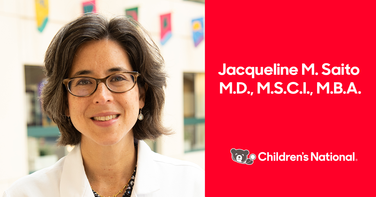 Jacqueline Saito, M.D., Named Chief Quality And Safety Officer And VP ...