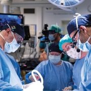Marc Levitt, M.D., in the operating room.