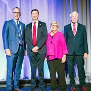 Dr. Tosi at the POSNA Hall of Fame induction ceremony