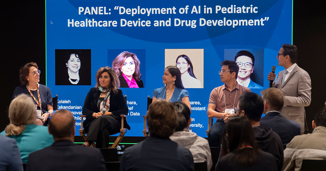 A panel at the 2nd annual Children’s National Hospital-Virginia Tech Symposium on AI for Pediatric Health