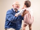 Dr. Marc Levitt with a young patient