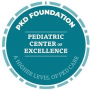 Pediatric Center of Excellence designation by the Polycystic Kidney Disease (PKD) Foundation