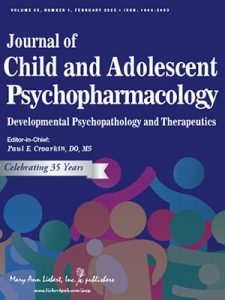 Journal of Child and Adolescent Psychoparmacology cover
