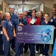 The multi-disciplinary team who implanted the first AVEIR leadless pacemakers at Children’s National.