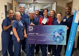 The multi-disciplinary team who implanted the first AVEIR leadless pacemakers at Children’s National.