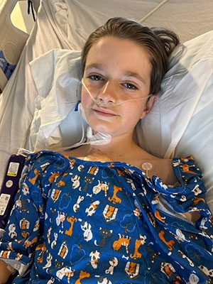 Heart valve recipient Preston