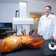 Matthew Oetgen, MD, and the hip pinning robot