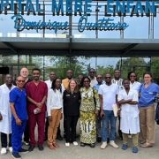Dr. Levitt and Colorectal Team Overseas with the local surgeons from Cote D’Ivoire