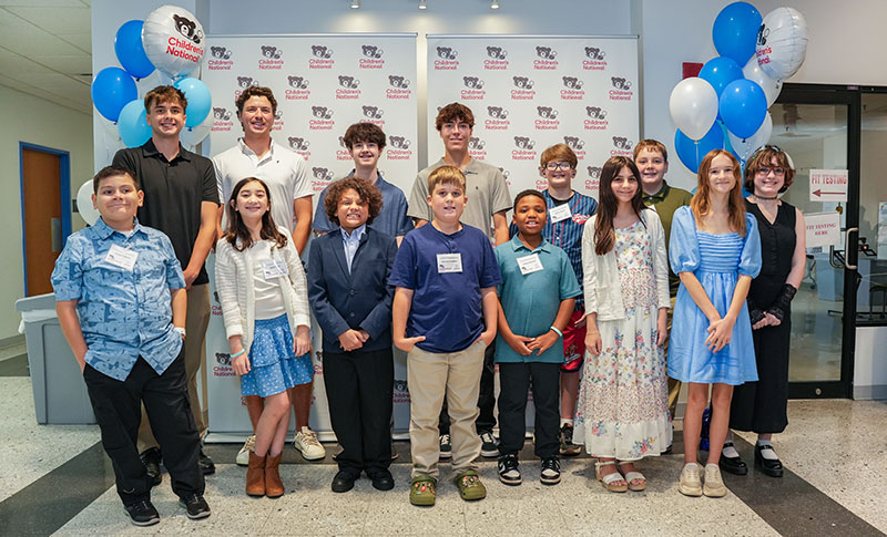 Children at the the second annual Achalasia Awareness Night