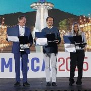 Marius George Linguraru, DPhil, MA, MS, at the MICCAI conference