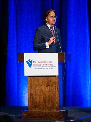 Shri Deshpande, MD, at the PCICS Annual Meeting