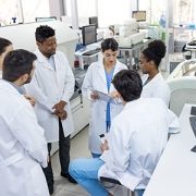 young scientists in a lab