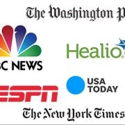 collage of news outlet logos