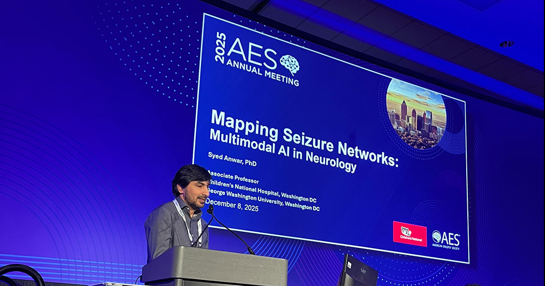 Dr. Syed Anwar presents at AES 2025
