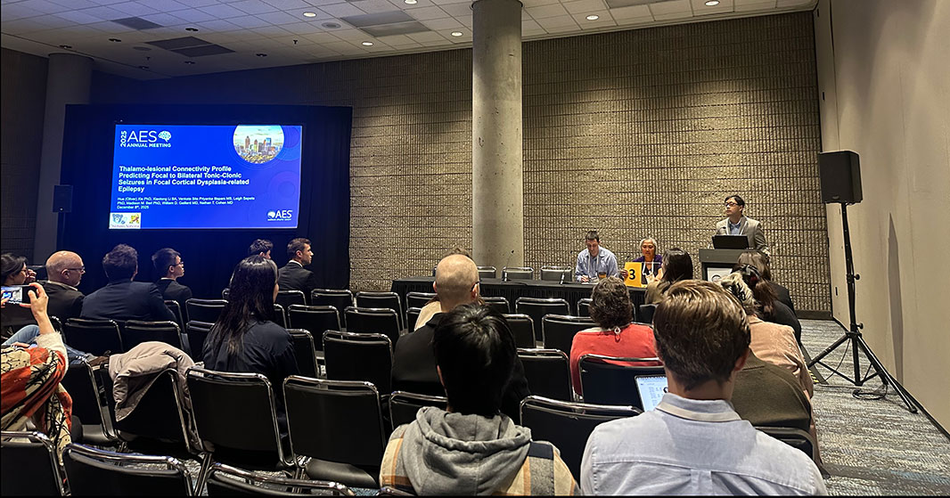 Dr. Hua Xie presents at AES 2025