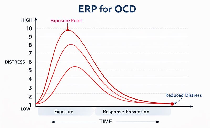 chart showing ERP for OCD