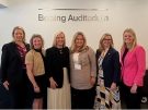 Boeing Company leaders Lindsay Leonard, Vice President of Global Engagement, and Jessica Williford, Senior Director of State Advocacy and Global Engagement for South Carolina.