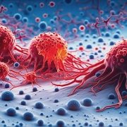 illustration of brain cancer cells